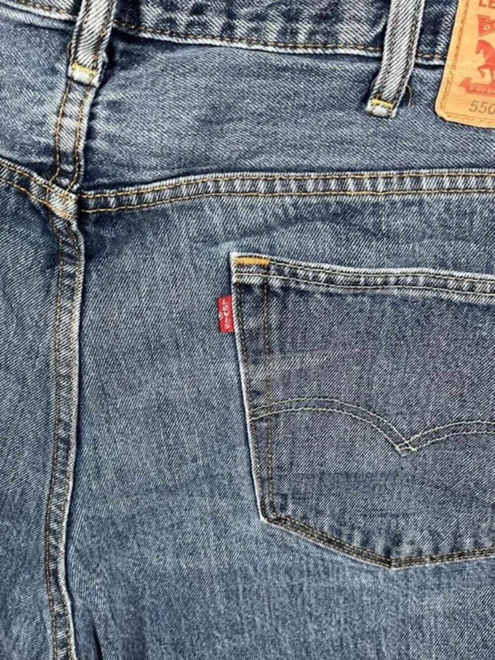 Levi’s 550 Blue Denim Shorts Relaxed Fit Vintage W40 I6